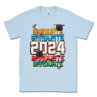 Dusty Blue graduate 2024 Classic Tee - CowGirlArtShop