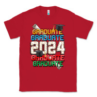 Red graduate 2024 Classic Tee - CowGirlArtShop