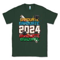 Sports Green graduate 2024 Classic Tee - CowGirlArtShop