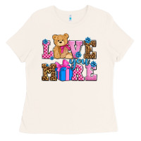 Bone love you more olivia Ladies Tee - OliviaCreatesArt