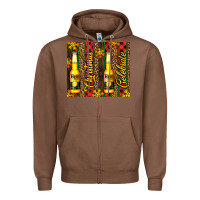 Chestnut beer bottle for christmas Zipper Hoodie - AdoDesignShop