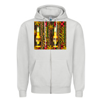 Dove Grey beer bottle for christmas Zipper Hoodie - AdoDesignShop