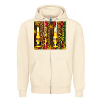 Sandshell beer bottle for christmas Zipper Hoodie - AdoDesignShop