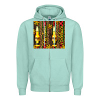 Seafoam beer bottle for christmas Zipper Hoodie - AdoDesignShop