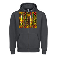 Smoke beer bottle for christmas Zipper Hoodie - AdoDesignShop
