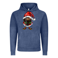 Vintage Denim afro santa gnomes Vintage Hoodie - FaDigitalArtStudio