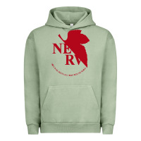 Pigment Oil Green nerv  evangelion Urban Hoodie - artisFamous
