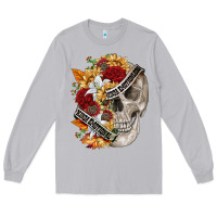 Moon Dust skull kinda emotionless kinda emotional Long Sleeve Tee - FaDigitalArtStudio