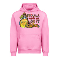 Fuchsia Pink tequila made me do it Urban Hoodie - RanaPortraitStore