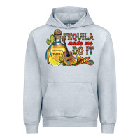 Heather Grey tequila made me do it Urban Hoodie - RanaPortraitStore