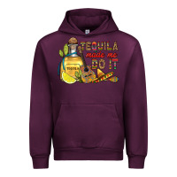 Mauve Wine tequila made me do it Urban Hoodie - RanaPortraitStore
