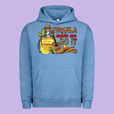 Tequila Made Me Do It Urban Hoodie Designed By Ranaportraitstore