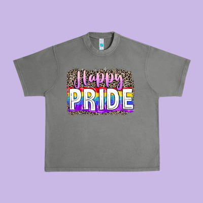 Happy Pride Urban Heavy Tee Designed By Fadigitalartstudio