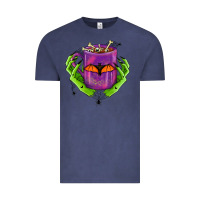 Vintage Denim Halloween Coffee Cup With Hands Vintage Tee - FaDigitalArtStudio