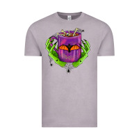 Vintage Zinc Halloween Coffee Cup With Hands Vintage Tee - FaDigitalArtStudio