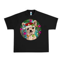 Black Christmas Chihuahua Urban Heavy Tee - RanaPortraitStore