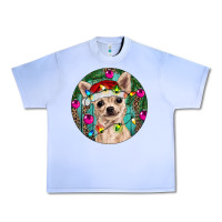 Grape Ice Christmas Chihuahua Urban Heavy Tee - RanaPortraitStore