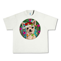 Pistachio Christmas Chihuahua Urban Heavy Tee - RanaPortraitStore