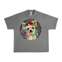 Tornado Christmas Chihuahua Urban Heavy Tee - RanaPortraitStore