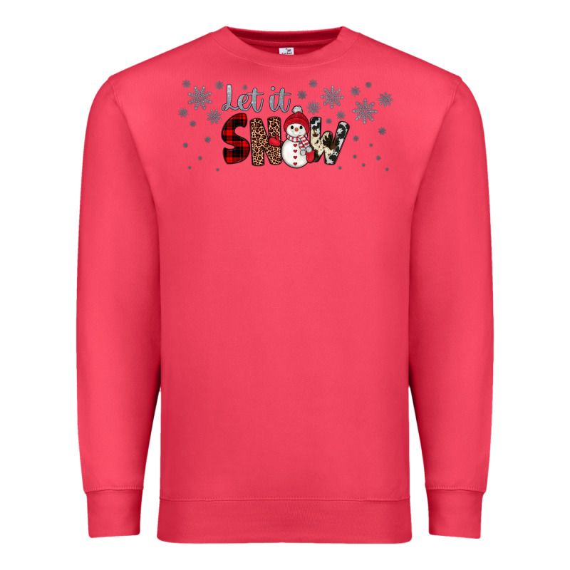 Christmas Let It Snow Premium Sweatshirt by JahusDesignShop | Teevron