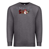 Charcoal Heather Christmas let it snow Premium Sweatshirt - JahusDesignShop
