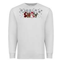 Dove Grey Christmas let it snow Premium Sweatshirt - JahusDesignShop