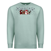 Seafoam Christmas let it snow Premium Sweatshirt - JahusDesignShop