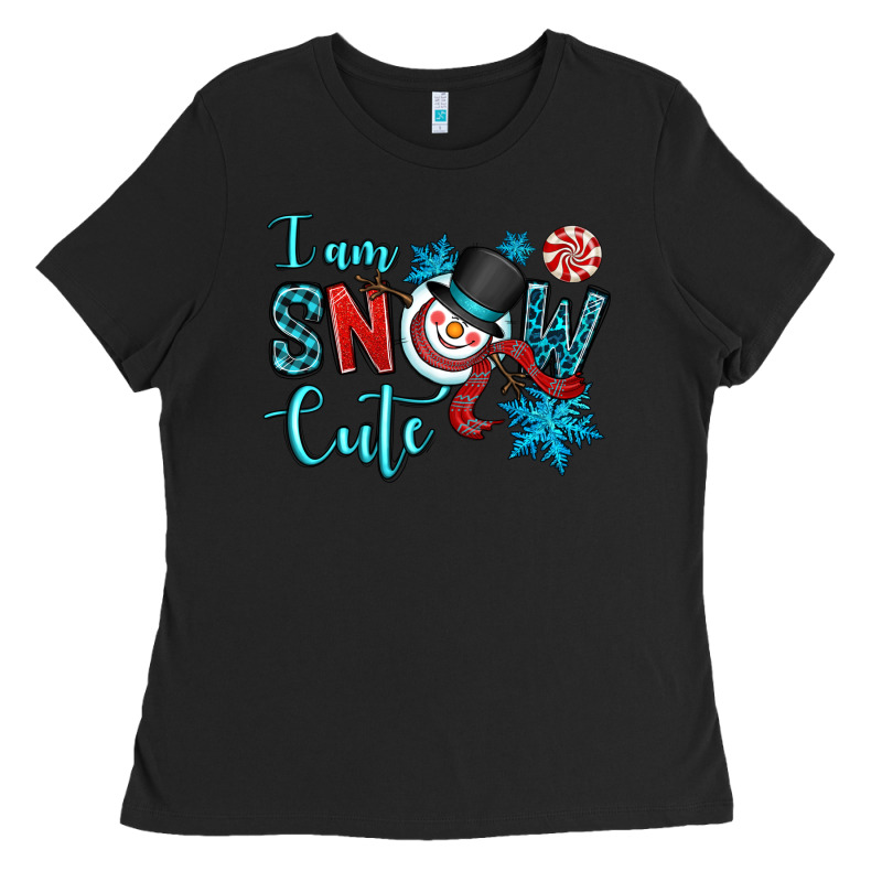 I Am Snow Cute Ladies Tee by OliviaCreatesArt | Teevron