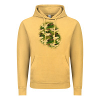 Vintage Mustard camouflage patch 3 Vintage Hoodie - BundleAndBundleShop
