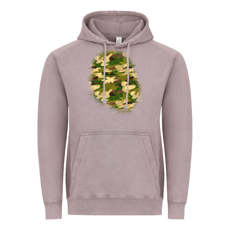 Camouflage Patch 3 Vintage Hoodie by BundleAndBundleShop | Teevron
