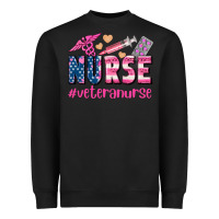 Black veteran nurse Heavyweight Sweatshirt - AdoDesignShop