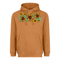 Meerkat leopard sunflower gemstone Heavyweight Hoodie - JahusDesignShop