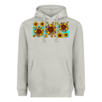 Moon Dust leopard sunflower gemstone Heavyweight Hoodie - JahusDesignShop