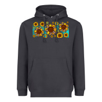Smoke leopard sunflower gemstone Heavyweight Hoodie - JahusDesignShop