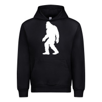 Black bigfoot walking silhouette Urban Hoodie - artisFamous