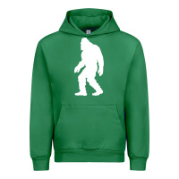 Emerald bigfoot walking silhouette Urban Hoodie - artisFamous