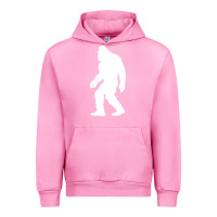 Fuchsia Pink bigfoot walking silhouette Urban Hoodie - artisFamous