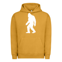 Pigment Peanut Butter bigfoot walking silhouette Urban Hoodie - artisFamous