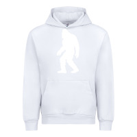 White bigfoot walking silhouette Urban Hoodie - artisFamous