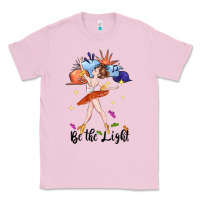 Bubblegum Pink be the light Classic Tee - CowGirlArtShop