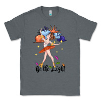 Charcoal Heather be the light Classic Tee - CowGirlArtShop