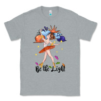 Heather Grey be the light Classic Tee - CowGirlArtShop