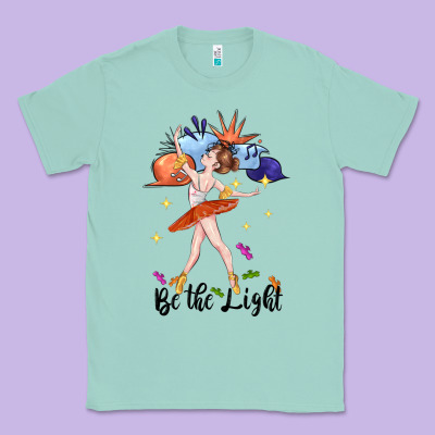 Be The Light Classic Tee Designed By Cowgirlartshop