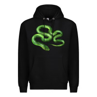 Black boomslang snake Premium Hoodie - LillyAllenDesigns