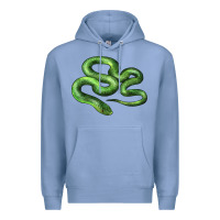 Colony Blue boomslang snake Premium Hoodie - LillyAllenDesigns