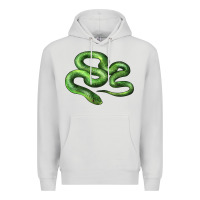 Dove Grey boomslang snake Premium Hoodie - LillyAllenDesigns