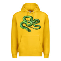 Lemon boomslang snake Premium Hoodie - LillyAllenDesigns