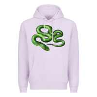 Lilac boomslang snake Premium Hoodie - LillyAllenDesigns