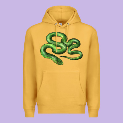 Boomslang Snake Premium Hoodie Designed By Lillyallendesigns