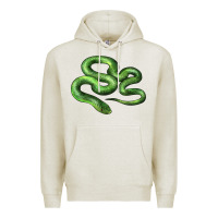 Oatmeal Heather boomslang snake Premium Hoodie - LillyAllenDesigns